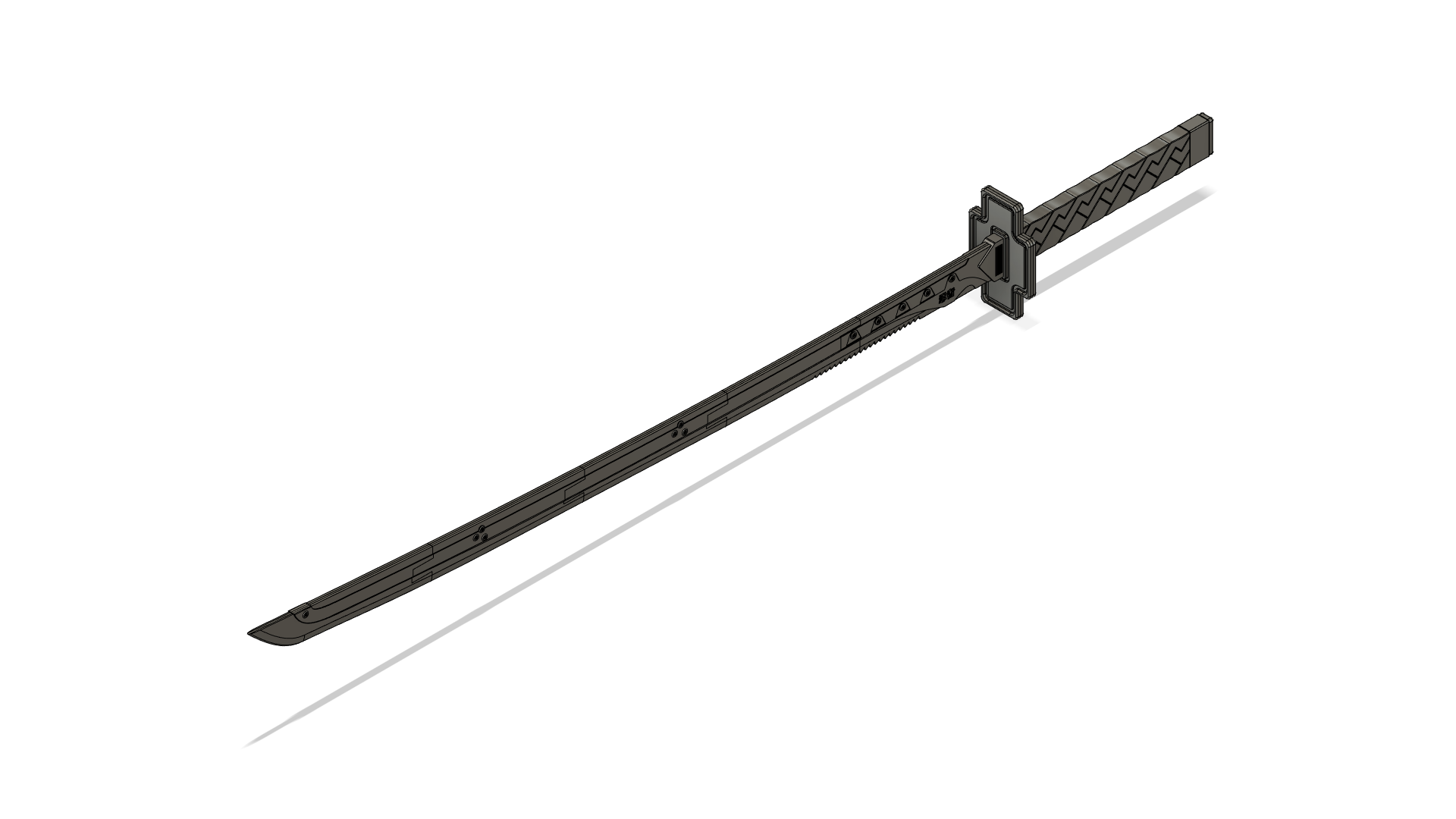 STL File Gray Fox Cyborg Ninja Sword Katana 3D Printing Model To stl-file-gray-fox-cyborg-ninja-sword-katana-3d-printing-model-to